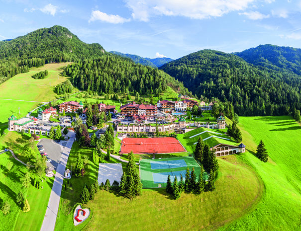 Lärchenhof Panorama Sommer